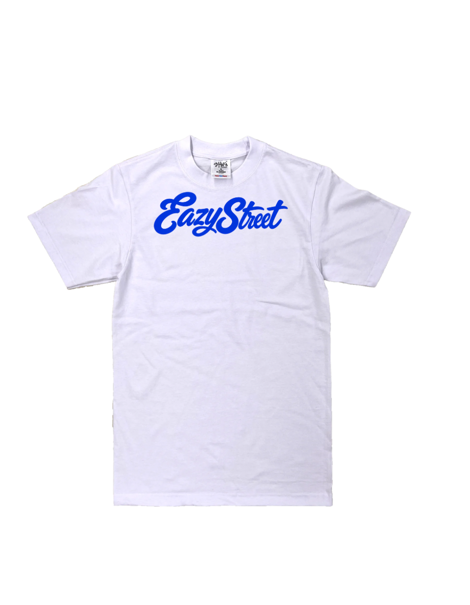 White/Royal Signature Tee