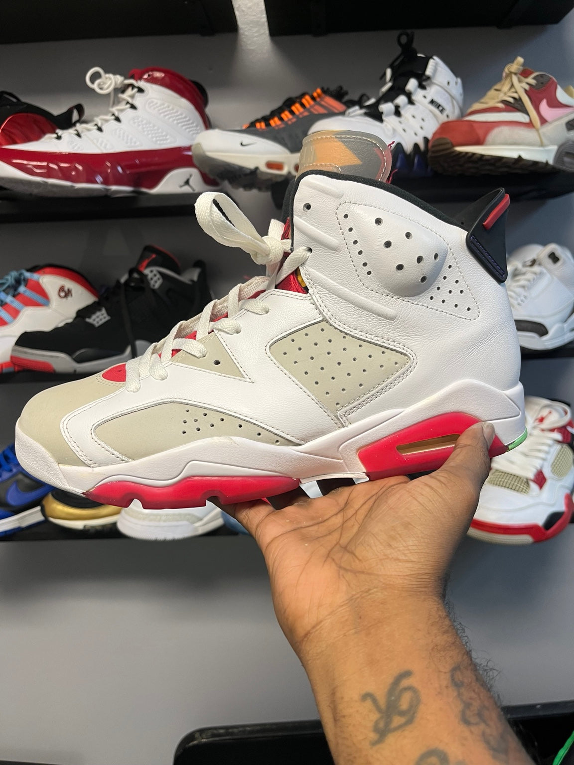 Air Jordan 6 Hare size 10.5 side view