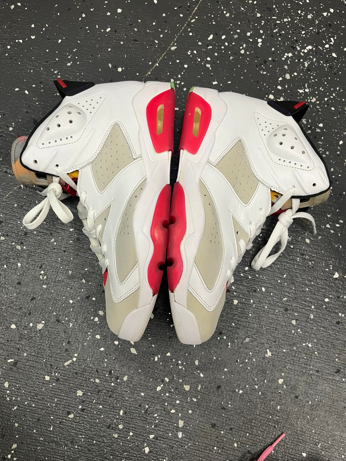 Air Jordan 6 Hare size 10.5 side pair view